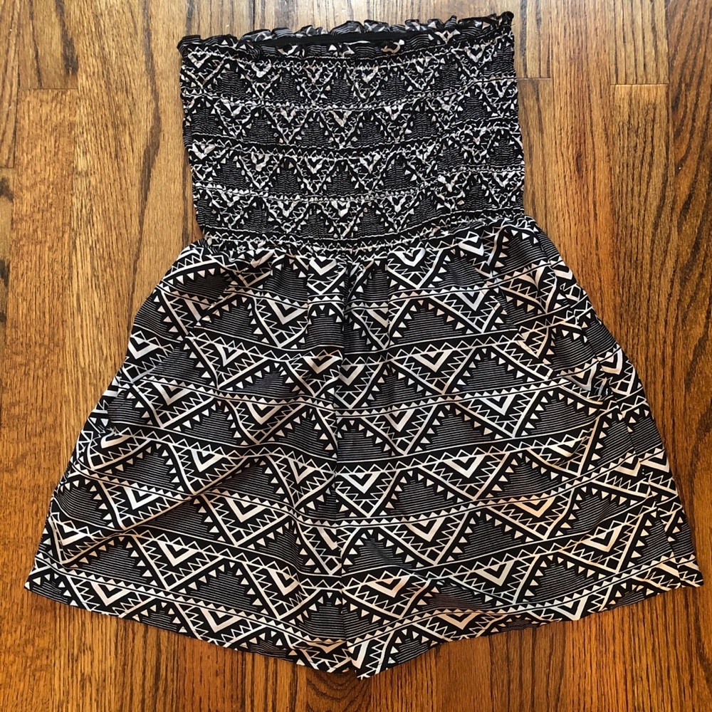 Black and White Romper
